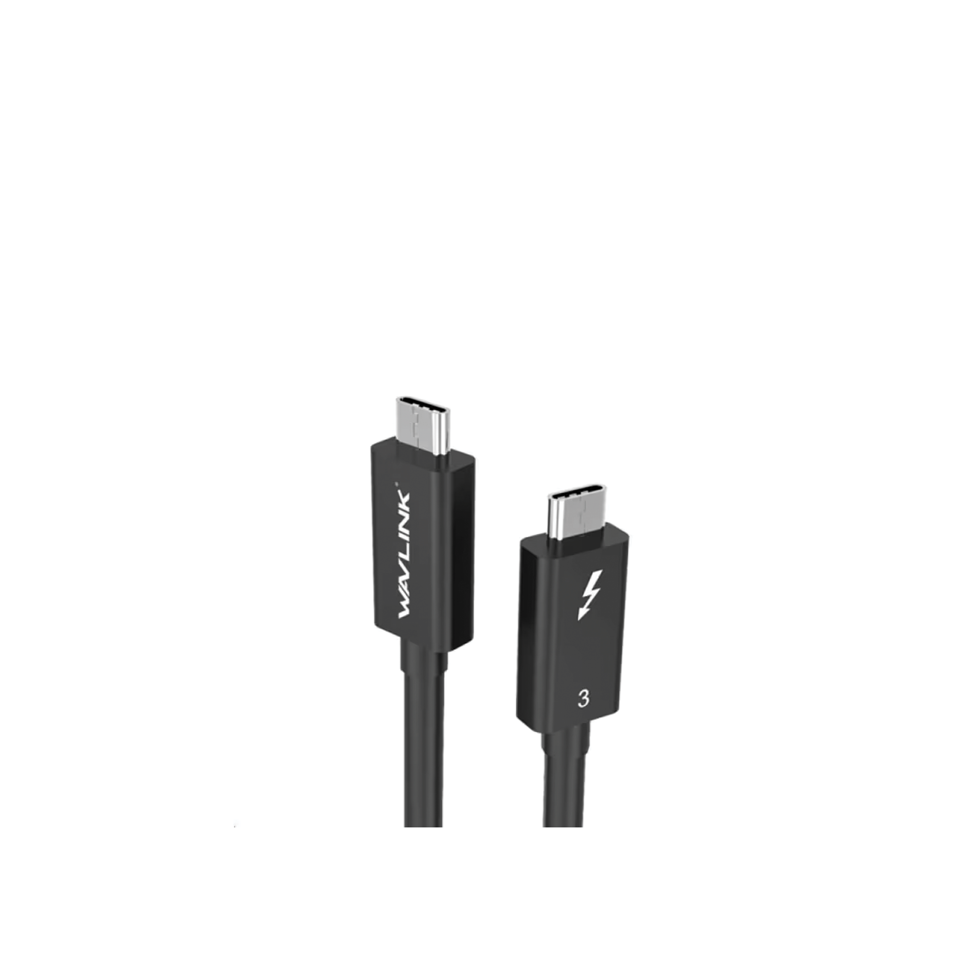 WavLink - Thunderbolt 3連接線 ( 70厘米 ) 支援 5K影像輸出 40 Gbps 資料傳輸