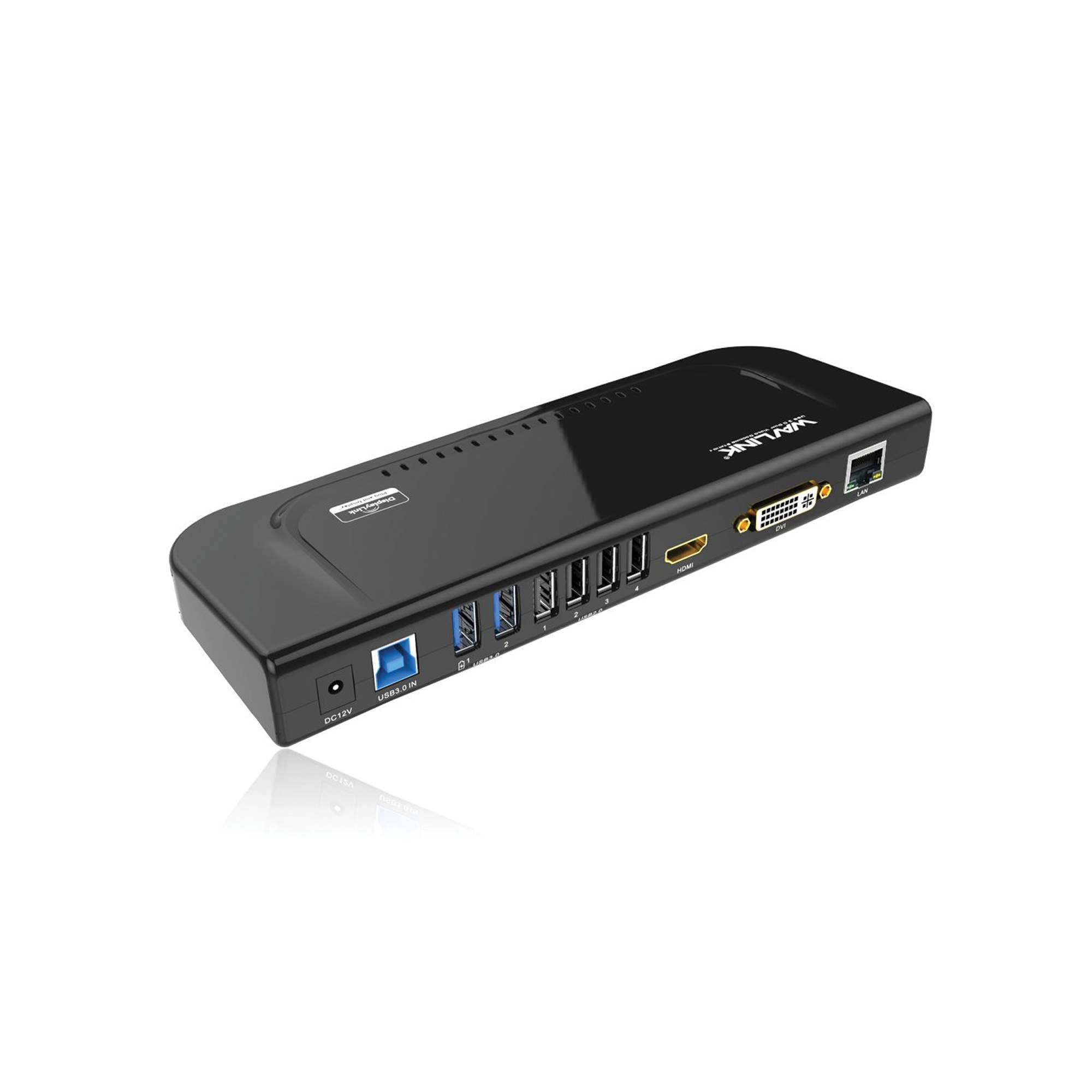 WavLink - Dual 2K DisplayLink USB 3.0 多功能擴充基座套裝 HDMI DVI/VGA 輸出