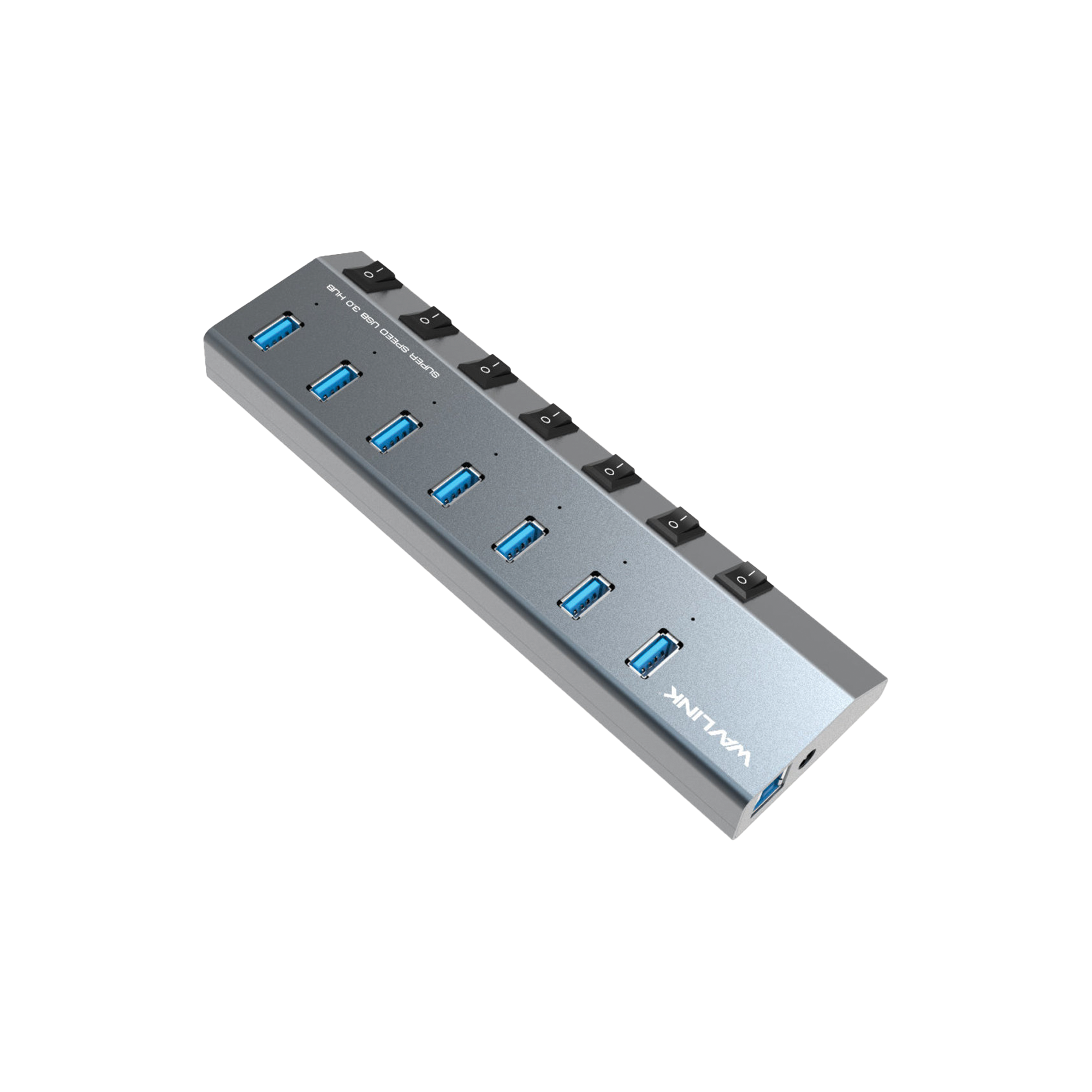 WavLink - USB 3.0 七端極速開關鋁合金連接/充電器USB Hub