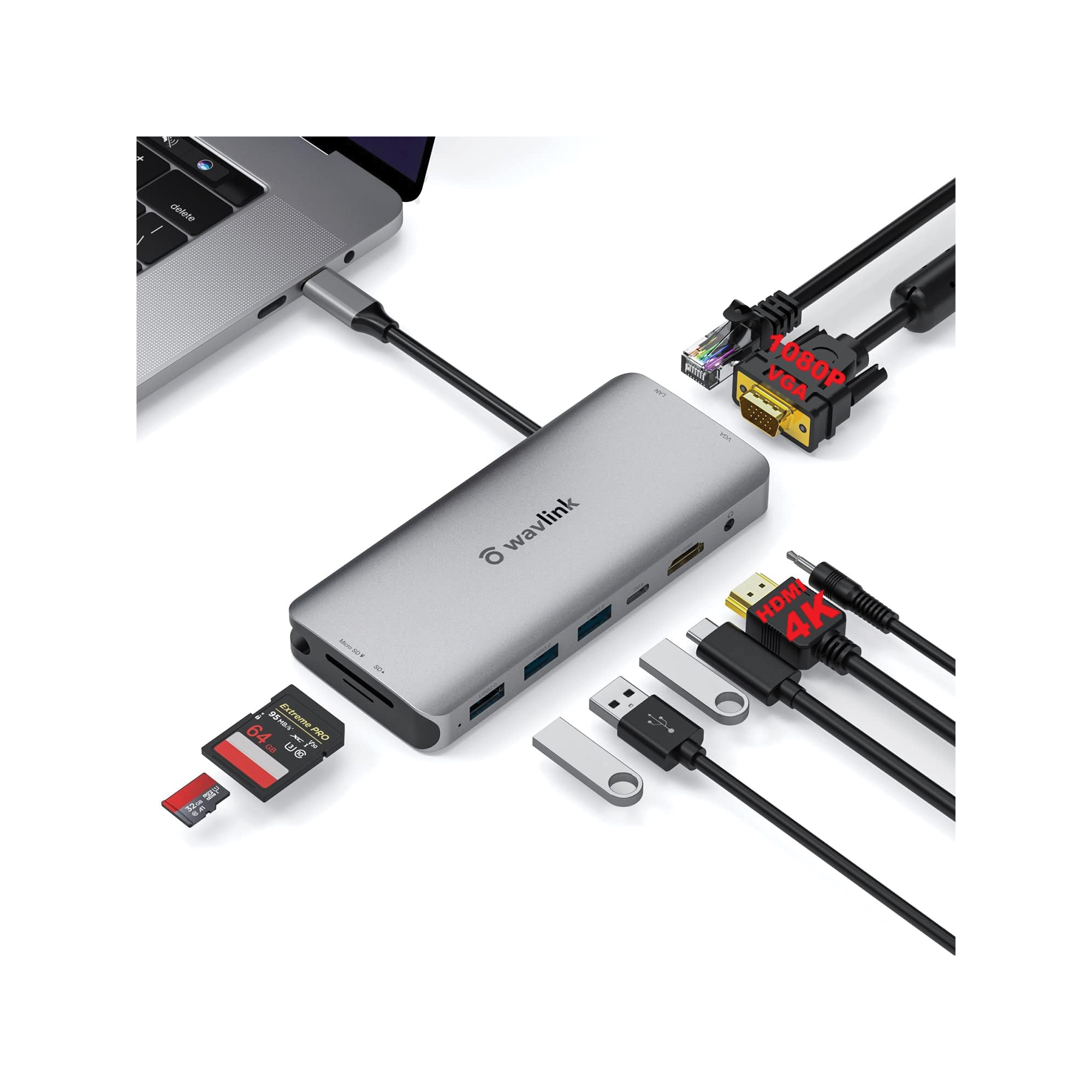 WavLink - 4K 雙Display USB-C 擴充器