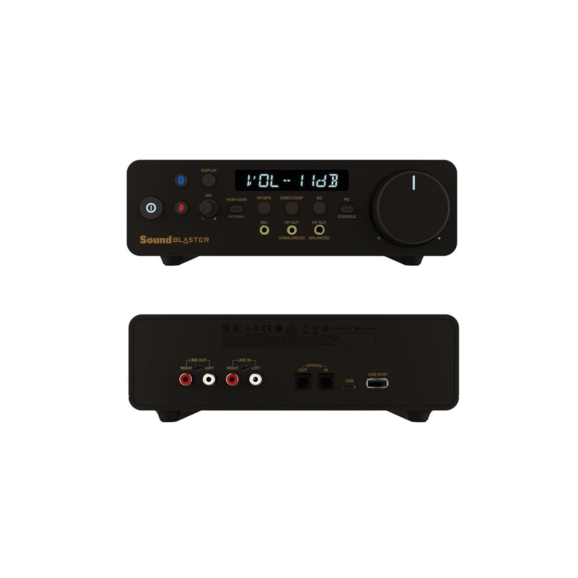 Creative - Sound Blaster X5 Xamp 耳機雙放大器的高解析度雙 DAC USB 聲卡