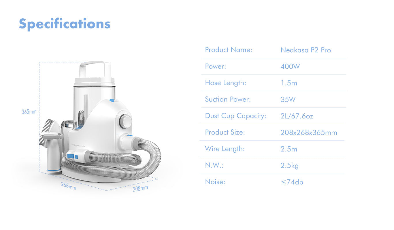 Neakasa (FKA NEABOT) P2 Pro 五合一寵物吸毛剃毛美容機