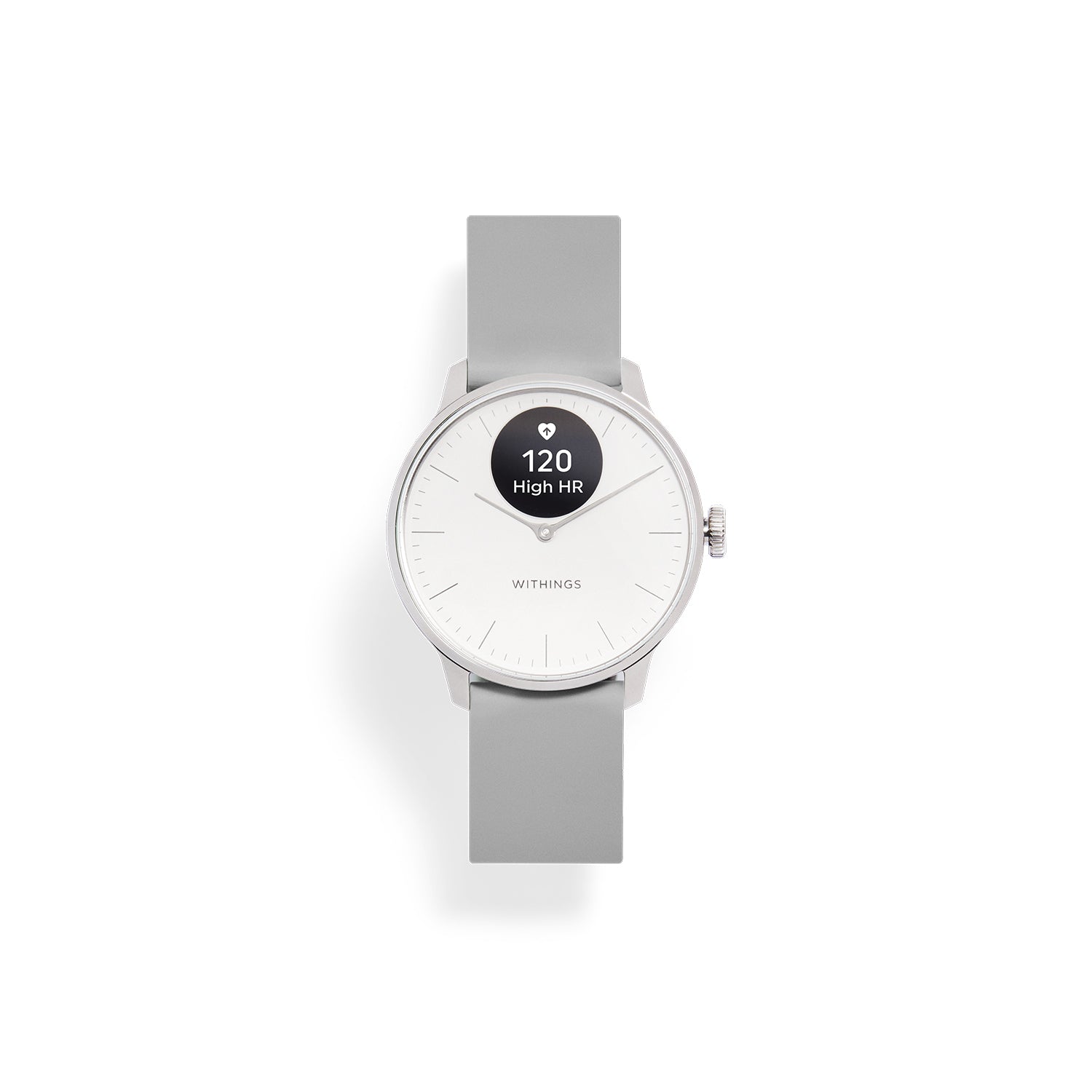 Withings - ScanWatch Light 白色 全天候健康監測智慧腕錶30天使用, 睡眠, 週期檢測