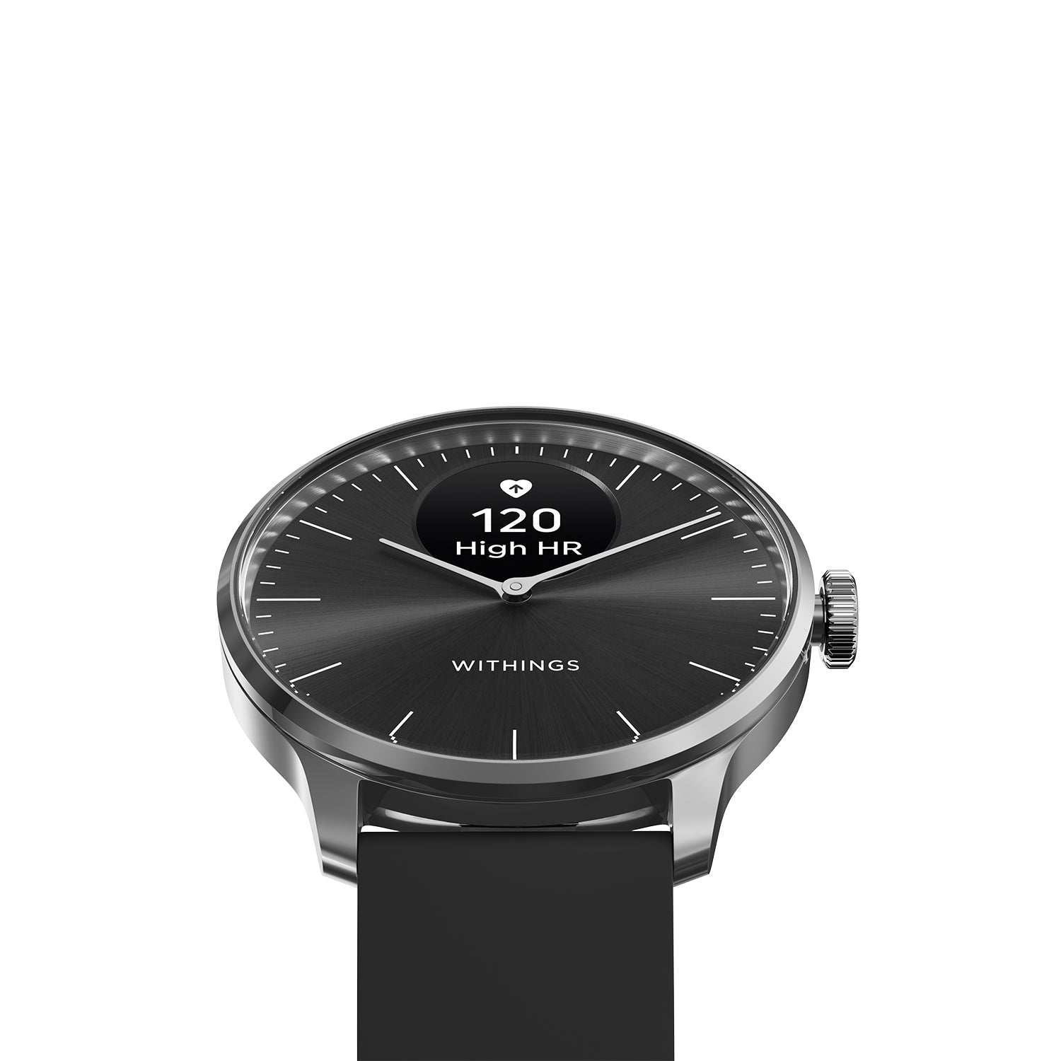 Withings - ScanWatch Light 黑色 全天候健康監測智慧腕錶30天使用, 睡眠, 週期檢測