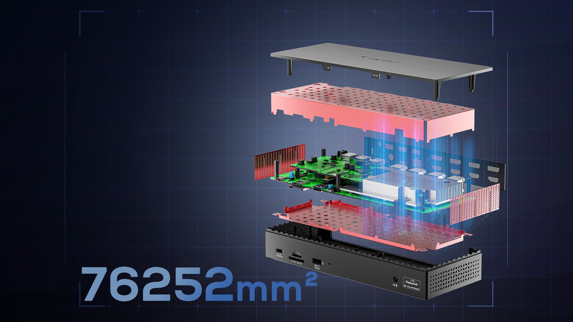 Wavlink - UG69PD8 Quad 4K 擴展器 2.5G Ethernet 超高速 高清高效