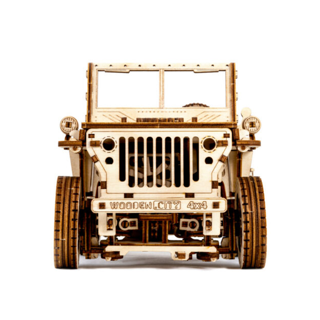 來自波蘭的禮物 WOODEN CITY  4×4 吉普車  / 3D模型