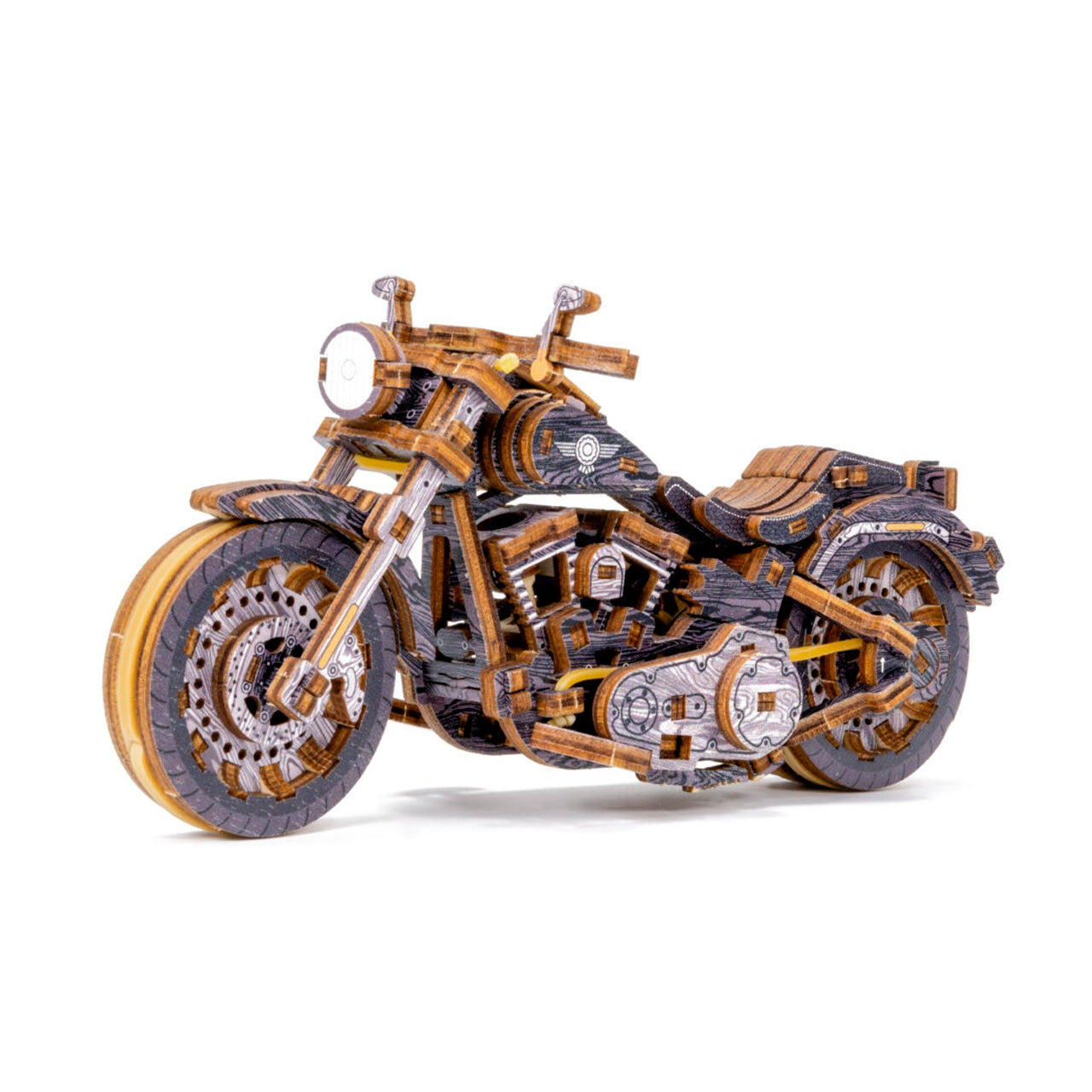 來自波蘭的禮物 WOODEN CITY 限量版 Cruiser V-Twin Limited Edition 彩色木製越野電單車