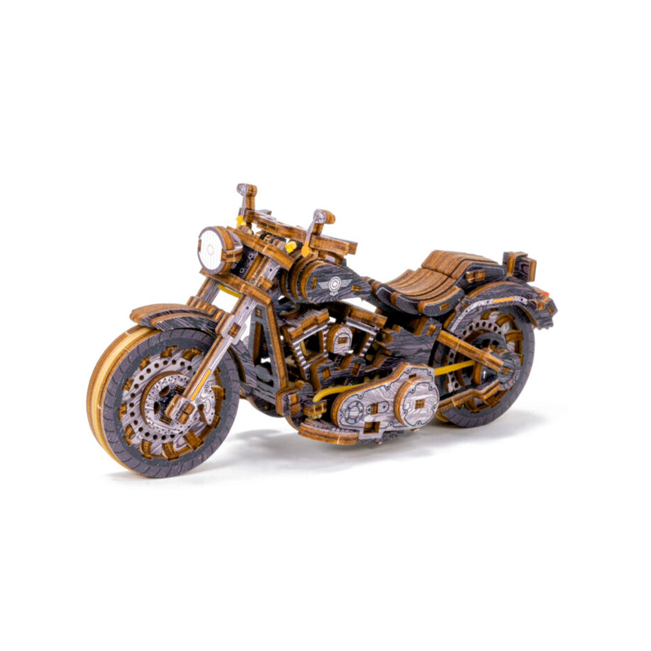 來自波蘭的禮物 WOODEN CITY 限量版 Cruiser V-Twin Limited Edition 彩色木製越野電單車