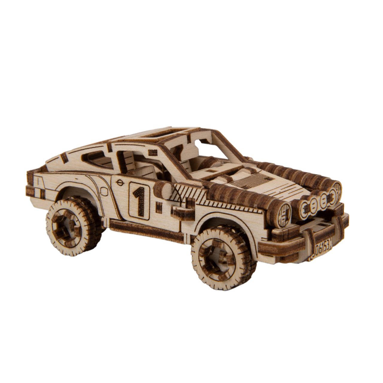 來自波蘭的禮物 WOODEN CITY  Rally Car 4 / 3D立體模型