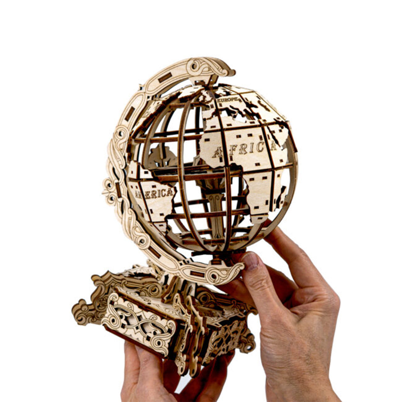 來自波蘭的禮物 WOODEN CITY World Globe 木製地球儀