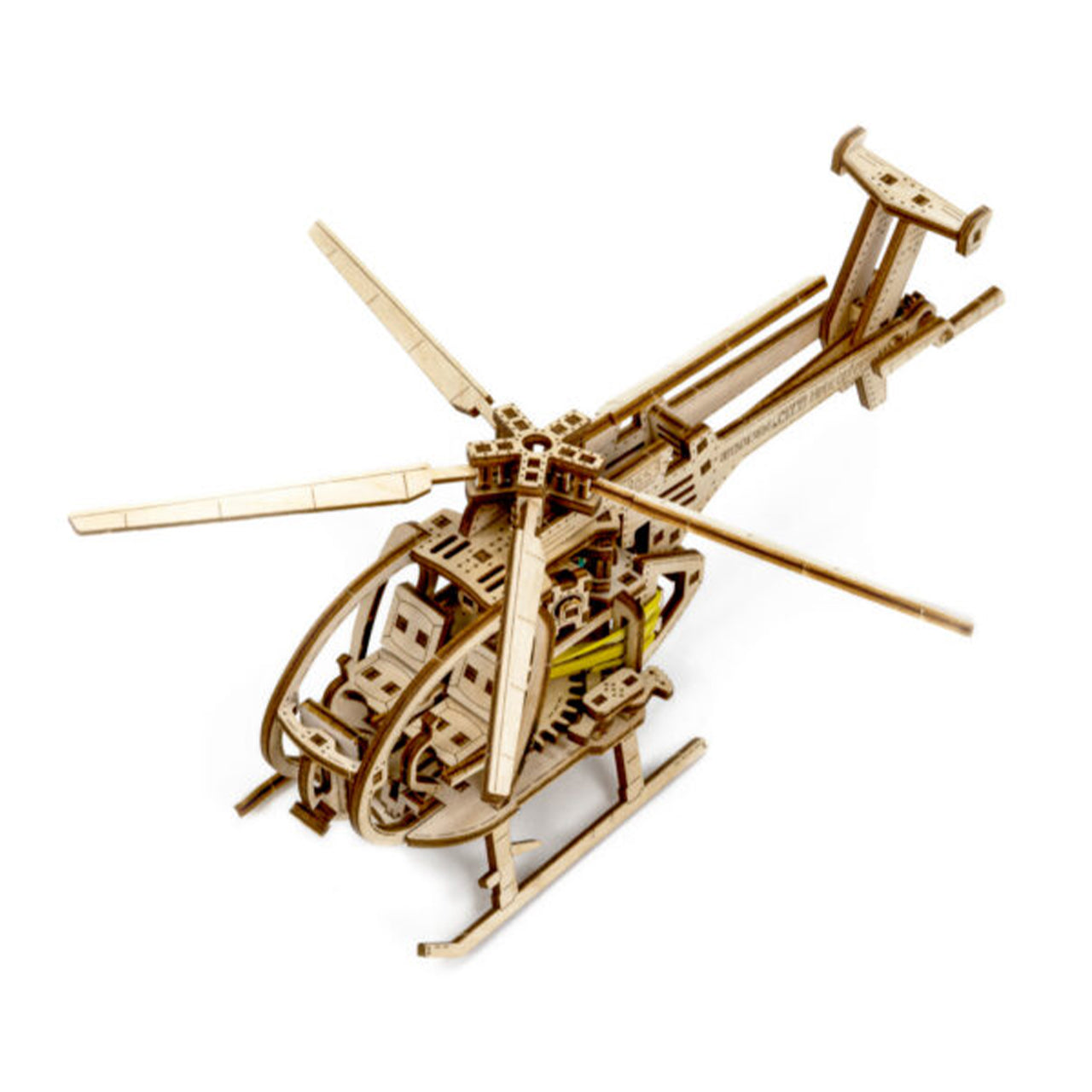 來自波蘭的禮物 WOODEN CITY Helicopter 直升機