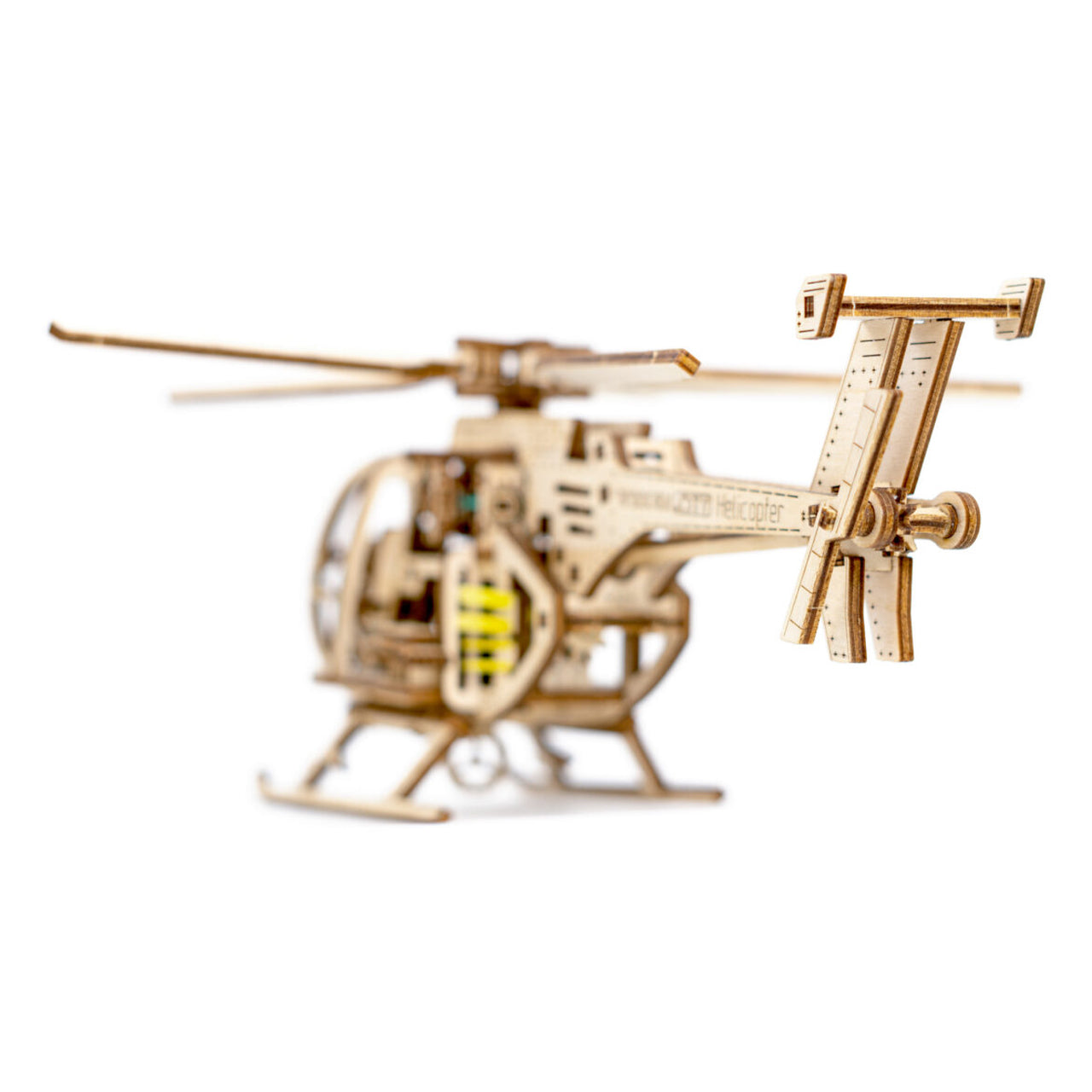 來自波蘭的禮物 WOODEN CITY Helicopter 直升機