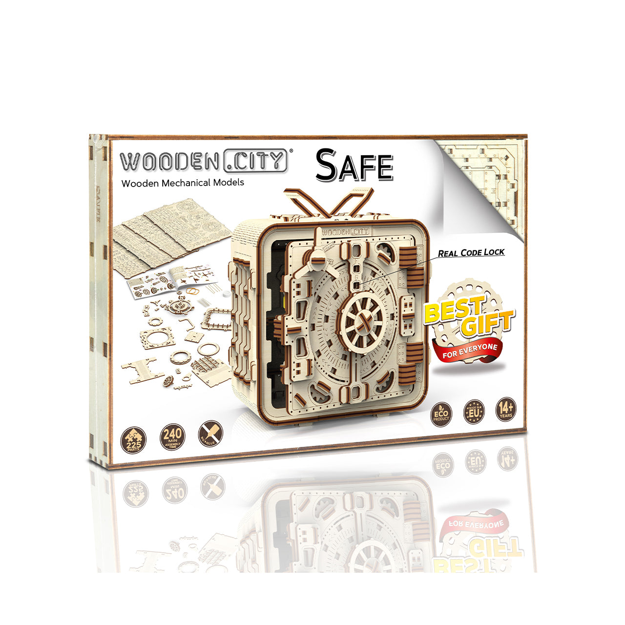 來自波蘭的禮物 WOODEN CITY Safe 木製夾萬